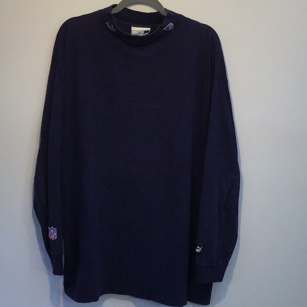 Vintage Navy NFL Tennessee Titans Turtleneck - men’s XL